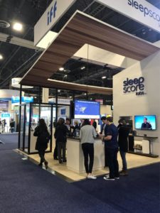 SleepScore Labs Display Booth - Las Vegas CES 2020