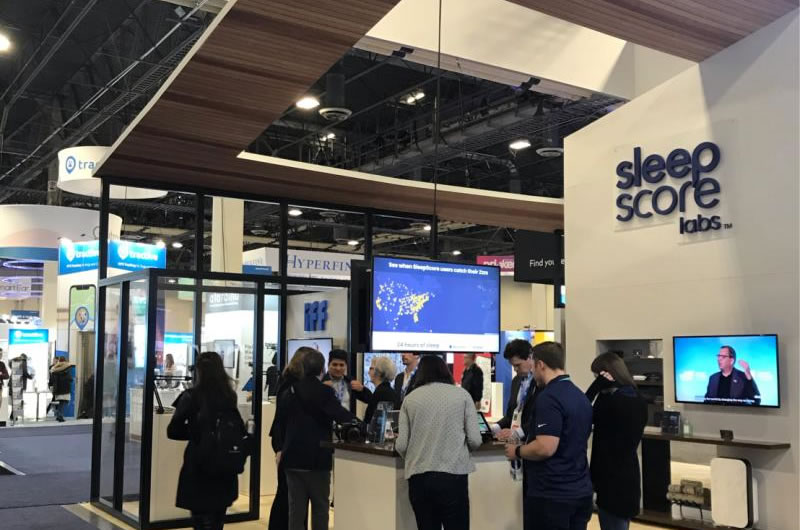 SleepScore Labs attends CES 2020 in Las Vegas, Nevada 760 Display